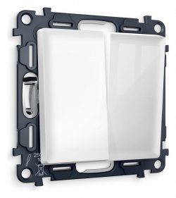 Выключатель проходной двухклавишный Ambrella Volt ALFA MA103020 в интернет-магазине "Галерея света"