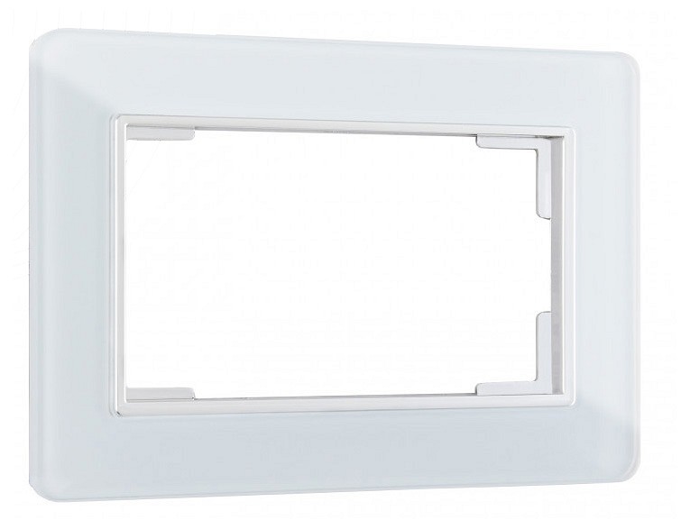 Рамка для двойной розетки Arte Milano am-503.14 503.14-double.white в интернет-магазине "Галерея света"