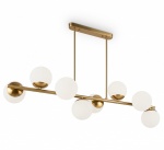 Люстра на штанге Freya Zing FR5199PL-08BS в интернет-магазине "Галерея света"