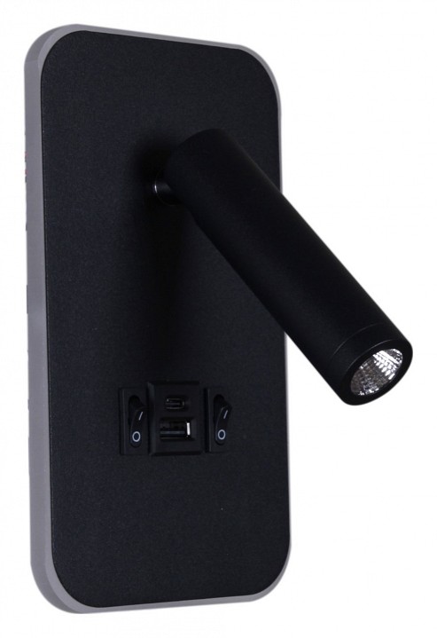 Бра 86204-9.2-001KT LED12W+USB BK в интернет-магазине "Галерея света"
