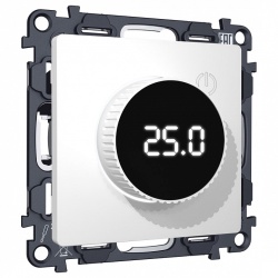 Терморегулятор электромеханический для теплого пола без рамки Ambrella Volt ALFA MA125810 в интернет-магазине "Галерея света"