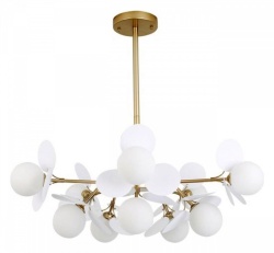 Люстра на штанге Arte Lamp Peacock A1369SP-10SG в интернет-магазине "Галерея света"