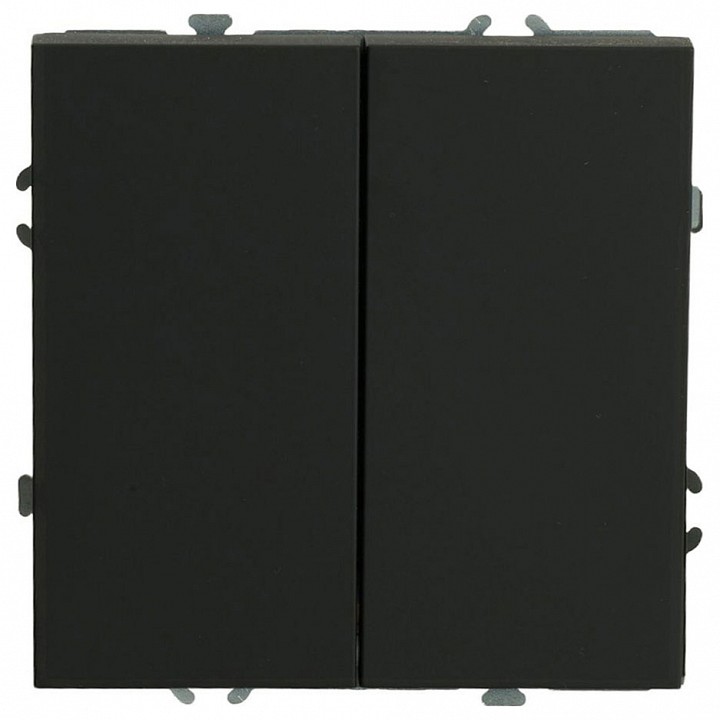 Переключатель перекрестный двухклавишный без рамки Stekker Эмили 50167 в интернет-магазине "Галерея света"