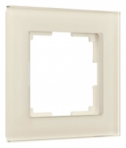 Рамка на 1 пост Werkel Favorit (молочный, стекло) W0011141 в интернет-магазине "Галерея света"