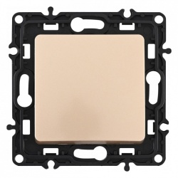 Выключатель перекрестный одноклавишный без рамки Arte Milano 217 217.34-1.shampan в интернет-магазине "Галерея света"