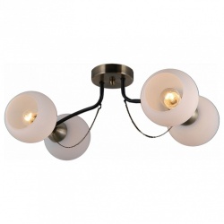 Потолочная люстра ILLUMICO IL0035 IL0035-4CSQ-79 BK AB в интернет-магазине "Галерея света"