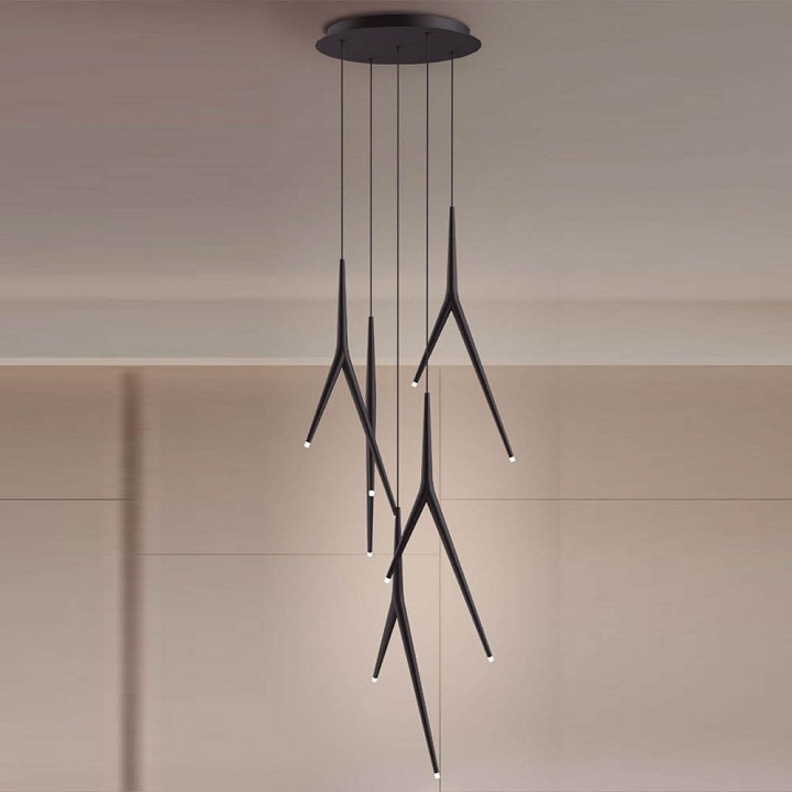 Подвесная люстра Mantra Arrecife 9365+9220 (5L) в интернет-магазине "Галерея света"