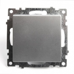 Выключатель одноклавишный без рамки Stekker Катрин 39575 в интернет-магазине "Галерея света"