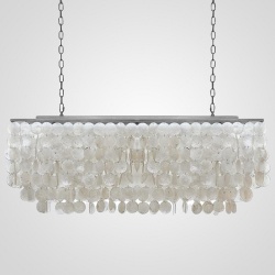Подвесной светильник Imperiumloft Rectangle Shell Chandelier 2 Cascades 40.1836 в интернет-магазине "Галерея света"