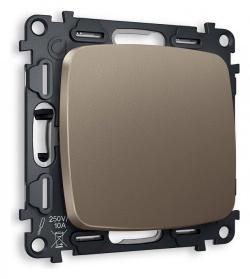 Выключатель перекрестный одноклавишный без рамки Ambrella Volt OMEGA MO631030 в интернет-магазине "Галерея света"