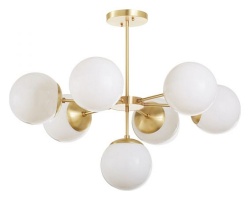 Люстра на штанге Imperiumloft Copper Light Chandelier 40.1492 в интернет-магазине "Галерея света"