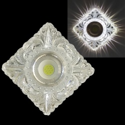 Встраиваемый светильник  42043-9.0-001PL MR16+LED3W CL в интернет-магазине "Галерея света"