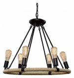 Подвесная люстра Loft it Rope Filament LOFT1861/6 в интернет-магазине "Галерея света"