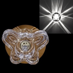 Встраиваемый светильник 07915-9.0-001H G9 GD в интернет-магазине "Галерея света"