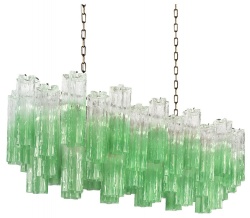 Подвесная люстра Loft it Murano 10580/1000R Clear green в интернет-магазине "Галерея света"