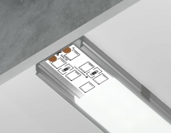 Профиль накладной Ambrella Light GP GP1800AL в интернет-магазине "Галерея света"