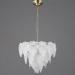 Подвесная люстра ILLUMICO IL3593 IL3593-6+3PSQ-25AB ELITE в интернет-магазине "Галерея света"