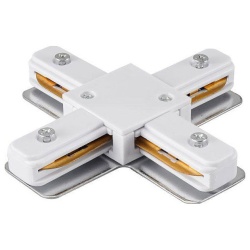 Соединитель X-образный для треков Lucia Tucci LTP LTP-CN001X-W в интернет-магазине "Галерея света"