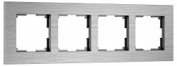 Рамка на 4 поста Werkel AluMax алюминий W0043506 в интернет-магазине "Галерея света"