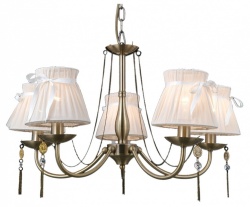 Подвесная люстра ILLUMICO IL0023 IL0023-5PSQ-24 AB CASTOR в интернет-магазине "Галерея света"