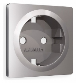 Накладка для розетки с заземлением Ambrella Volt ALFA AP5060 в интернет-магазине "Галерея света"