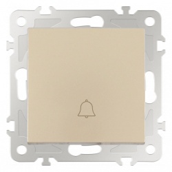 Кнопка звонка без рамки Arte Milano 206 206.36-1.shampan в интернет-магазине "Галерея света"