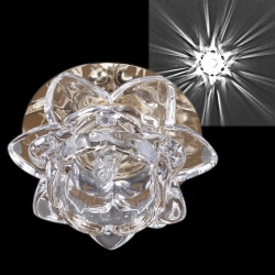 Встраиваемый светильник  07663-9.0-001H G9 GD CL в интернет-магазине "Галерея света"