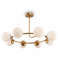 Люстра на штанге Freya Majesty FR5125PL-08MG в интернет-магазине "Галерея света"