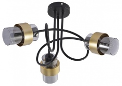 Люстра на штанге Escada  1139/3P Black/Gold в интернет-магазине "Галерея света"