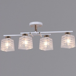 Люстра на штанге  09260-0.3-04 WH+FG в интернет-магазине "Галерея света"