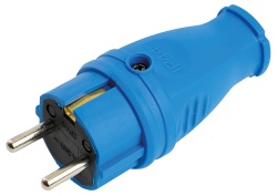 Вилка прямая с заземлением Stekker  39161 в интернет-магазине "Галерея света"