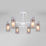 Люстра на штанге Eurosvet Amado 70115/6 белый в интернет-магазине "Галерея света"