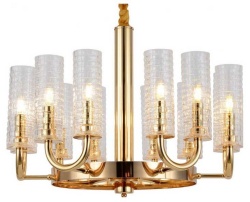 Подвесная люстра LUMINA DECO Donatti LDP 8011-12 F.GD в интернет-магазине "Галерея света"