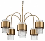 Подвесная люстра Indigo Eleganza 12019/A/6P Brass в интернет-магазине "Галерея света"