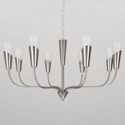 Подвесная люстра Eurosvet Rhyton 60167/8 никель в интернет-магазине "Галерея света"