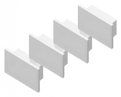 Набор заглушек для профиля Ambrella Light GP GP8350 в интернет-магазине "Галерея света"