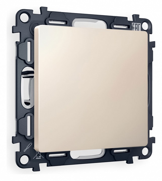 Заглушка для поста с рамкой Ambrella Volt ALFA MA336010 в интернет-магазине "Галерея света"