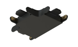 Соединитель T-образный для треков накладных Denkirs AIR BASE TR5233-BK в интернет-магазине "Галерея света"