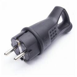 Вилка угловая с заземлением Stekker  32843 в интернет-магазине "Галерея света"