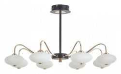 Люстра на штанге Arte Milano Neapolis-73908 273908/8 BK/GD в интернет-магазине "Галерея света"