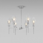 Люстра на штанге Eurosvet Prism 60143/6 хром в интернет-магазине "Галерея света"