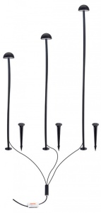 Наземный низкий светильник Arte Lamp MOTUS A1081PA-3BK в интернет-магазине "Галерея света"