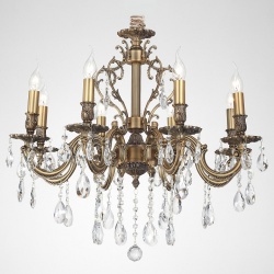 Подвесная люстра Lucia Tucci Barletta BARLETTA 1730.8 antique в интернет-магазине "Галерея света"