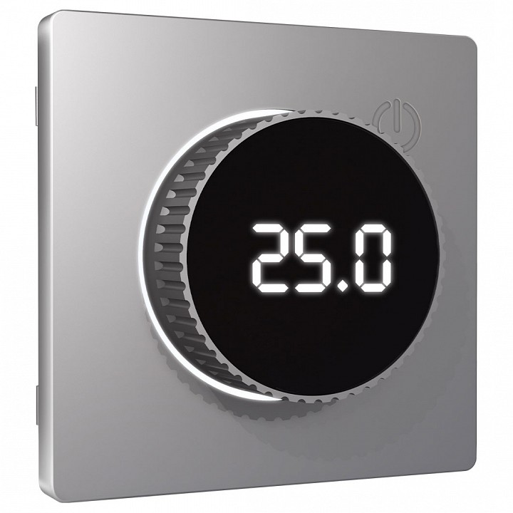 Накладка для терморегулятора электромеханического для теплого пола Ambrella Volt ALFA AP5058 в интернет-магазине "Галерея света"