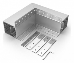 Соединитель угловой L-образный накладной Arlight S-LUX 030136 в интернет-магазине "Галерея света"