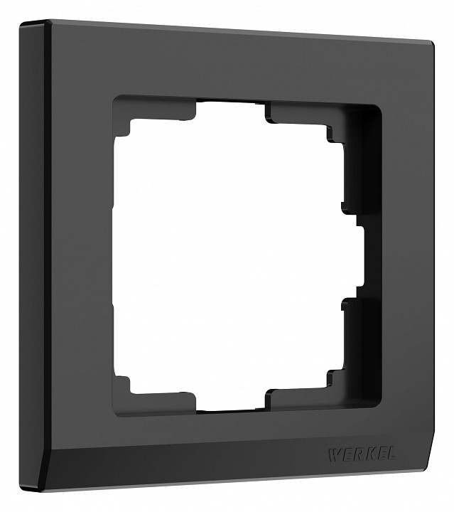 Рамка на 1 пост Werkel Stark (черный) W0011808 в интернет-магазине "Галерея света"