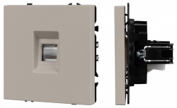 Розетка Ethernet RJ-45 и со шторками, без рамки Arlight SCT-NOBE 059438 в интернет-магазине "Галерея света"