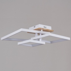 Люстра на штанге 98560-0.3-03 WH+WOOD в интернет-магазине "Галерея света"