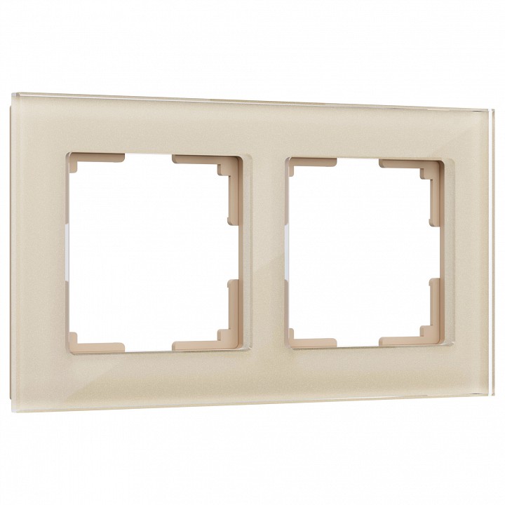 Рамка на 2 поста Werkel Favorit (шампань) W0021111 в интернет-магазине "Галерея света"