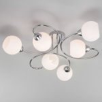 Потолочная люстра Eurosvet Tulia 30136/6 хром в интернет-магазине "Галерея света"